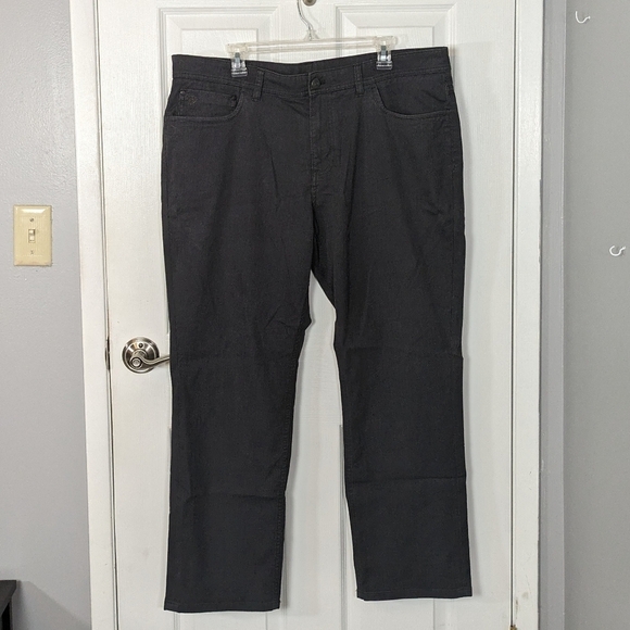 English Laundry Dark Gray Cotton Classic Chino Khakis Size 40 × 30‎ - Picture 1 of 8